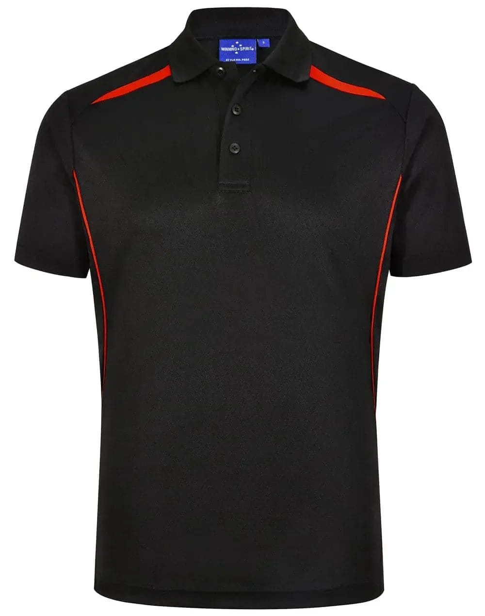 Winning Spirit Men's Sustainable Poly-Cotton Contrast Polo PS93
